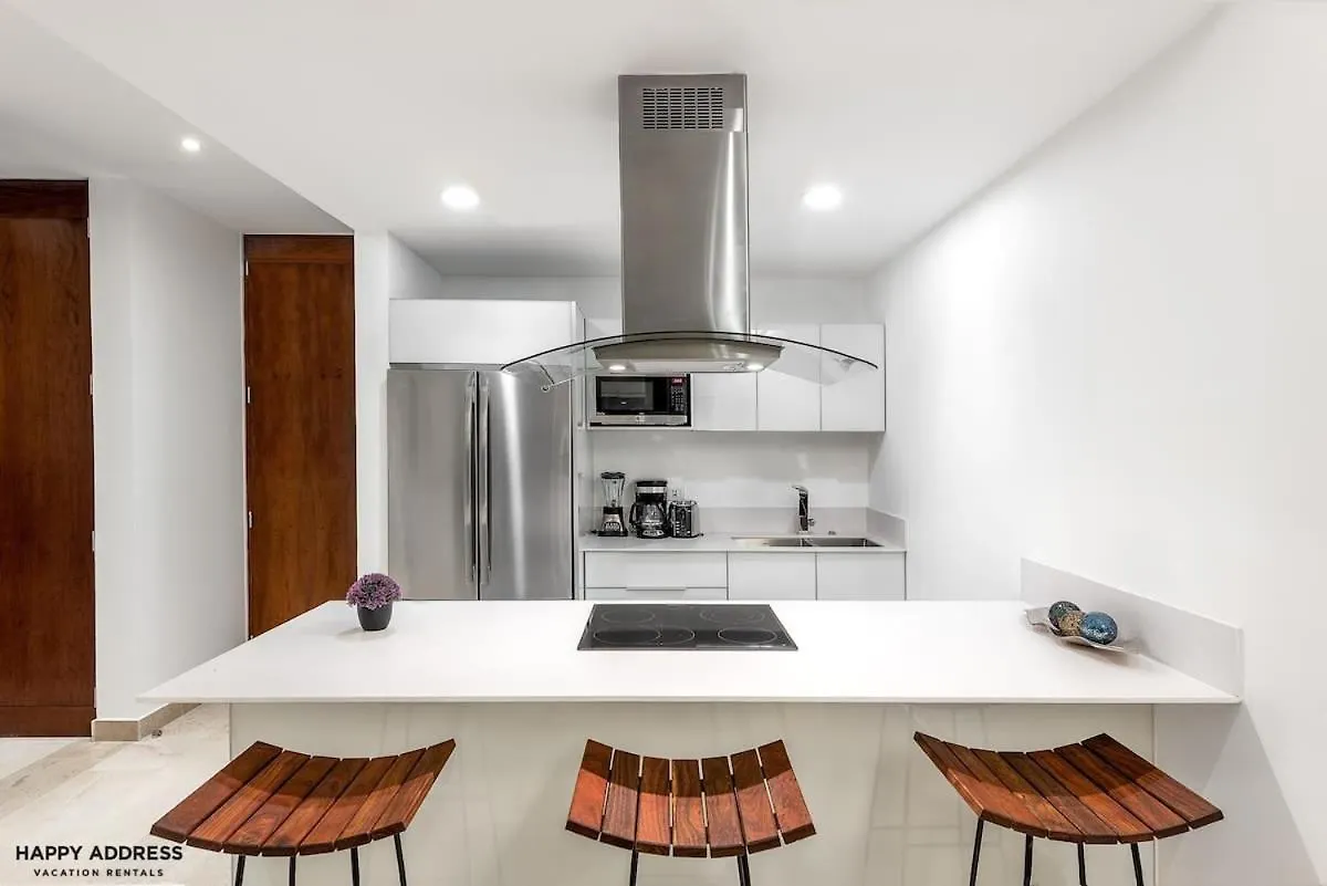 Trendy 1 Bedroom Apartment In Cruz Con Mar Brand New Building Playa del Carmen