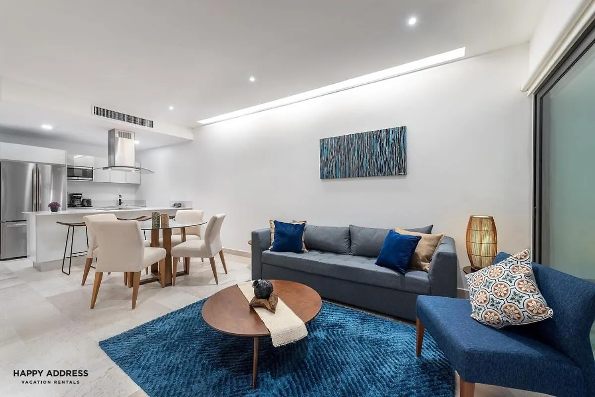 Trendy 1 Bedroom Apartment In Cruz Con Mar Brand New Building Playa del Carmen 0*,