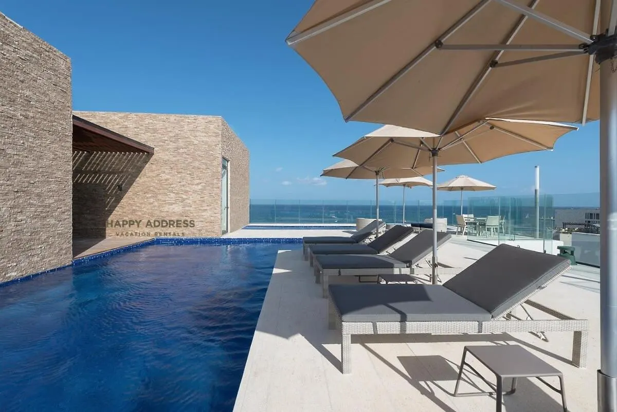 Trendy 1 Bedroom Apartment In Cruz Con Mar Brand New Building Playa del Carmen